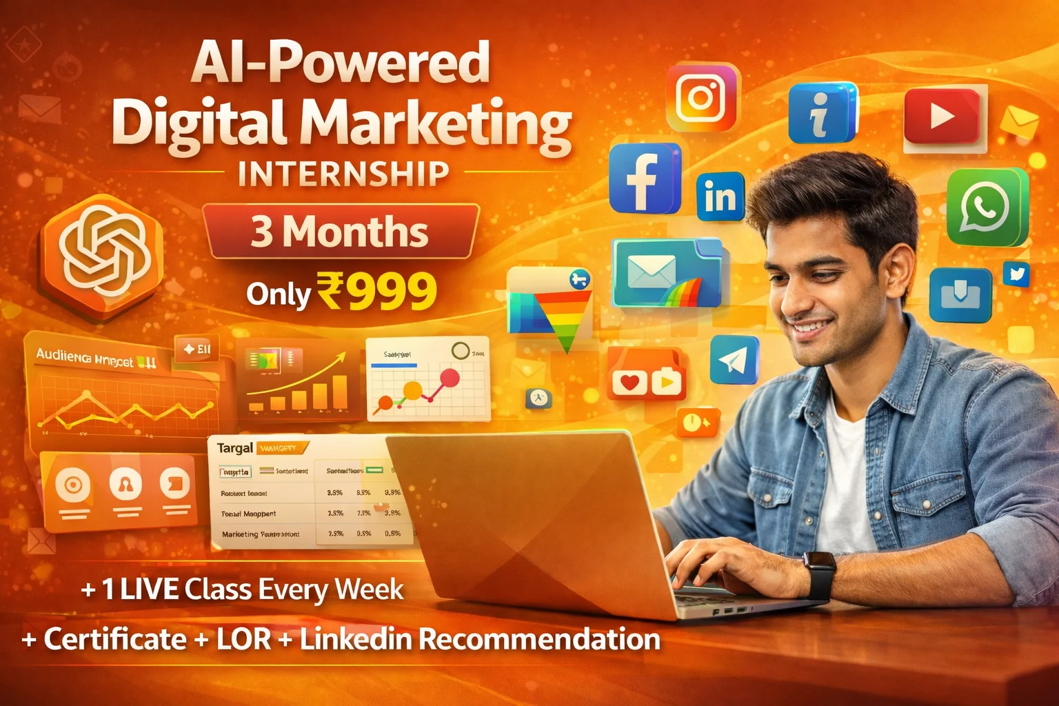 AI-Powered Digital Marketing – Premium Internship Program (3 Months)