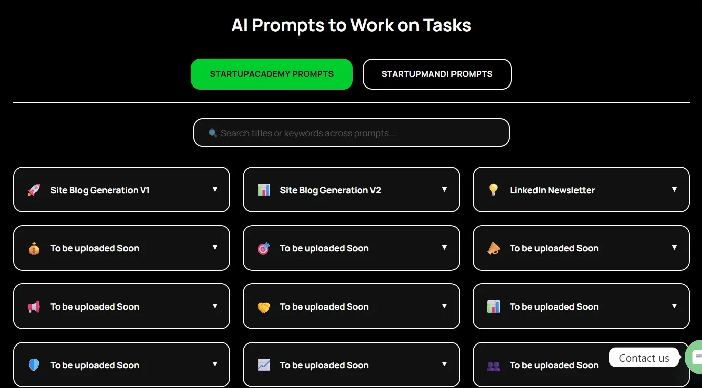 AI Prompts Library