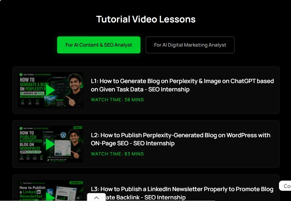 Video Links & Resources