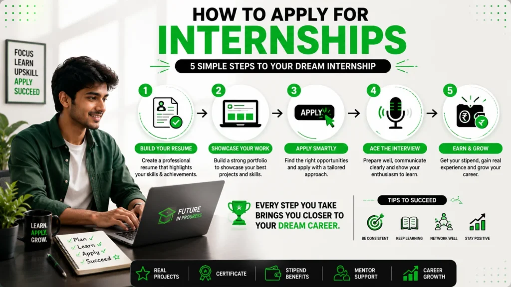 Step-by-step guide to apply for digital marketing internship with stipend