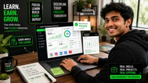 Best digital marketing internship with stipend for freshers 2026 dashboard
