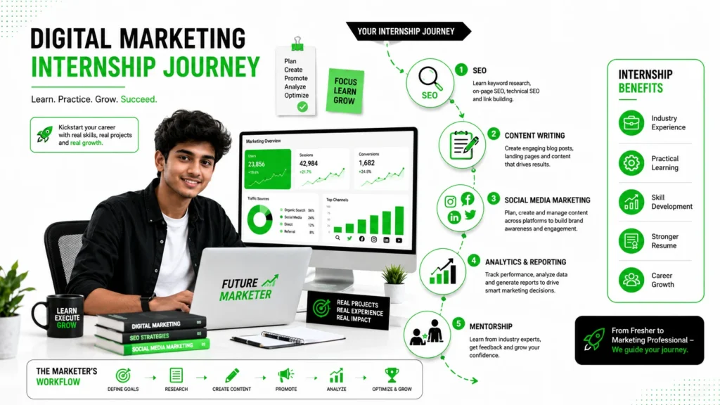 digital marketing internship for fresher